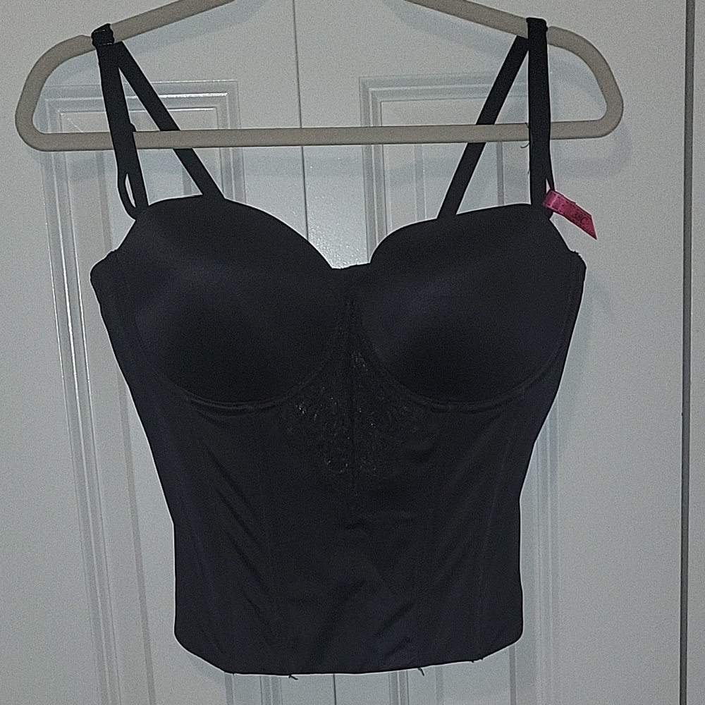 Maidenform 38C Black Women's Bustier Top
